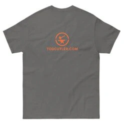 Running Viking - Tod Cutler T Shirt -Tod Cutler Shop mens classic tee charcoal back 65c254aa995c4