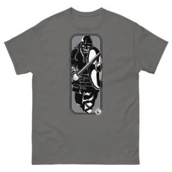 Running Viking - Tod Cutler T Shirt -Tod Cutler Shop mens classic tee charcoal front 65c254aa98108