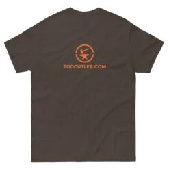 Running Knight - Tod Cutler T Shirt -Tod Cutler Shop mens classic tee dark chocolate back 65c248cf8e530
