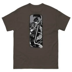 Running Roman - Tod Cutler T Shirt -Tod Cutler Shop mens classic tee dark chocolate front 65c2524eb1a38