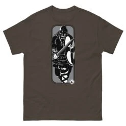 Running Viking - Tod Cutler T Shirt -Tod Cutler Shop mens classic tee dark chocolate front 65c254aa91eef