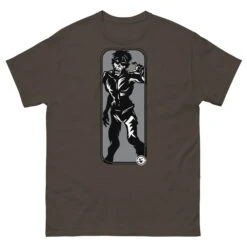 Running Zombie - Tod Cutler T Shirt 26 Running Zombie - Tod Cutler T Shirt -Tod Cutler Shop mens classic tee dark chocolate front 65c256906675c