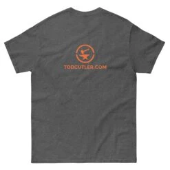Running Knight - Tod Cutler T Shirt -Tod Cutler Shop mens classic tee dark heather back 65c248cf937f7