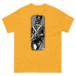 Running Red Coat - Tod Cutler T Shirt 40 Running Red Coat - Tod Cutler T Shirt -Tod Cutler Shop mens classic tee gold front 65c14bb9a7573