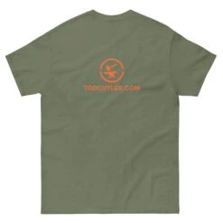 Running Roman - Tod Cutler T Shirt -Tod Cutler Shop mens classic tee military green back 65c2524ebe6cf