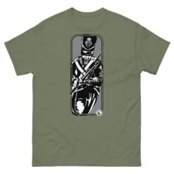 Running Red Coat - Tod Cutler T Shirt 34 Running Red Coat - Tod Cutler T Shirt -Tod Cutler Shop mens classic tee military green front 65c14bb99f900