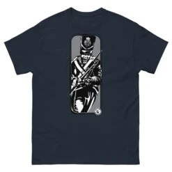 Running Red Coat - Tod Cutler T Shirt 24 Running Red Coat - Tod Cutler T Shirt -Tod Cutler Shop mens classic tee navy front 65c14bb998def