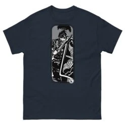 Running Roman - Tod Cutler T Shirt -Tod Cutler Shop mens classic tee navy front 65c2524eb118f