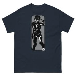 Running Zombie - Tod Cutler T Shirt 24 Running Zombie - Tod Cutler T Shirt -Tod Cutler Shop mens classic tee navy front 65c2569065a12