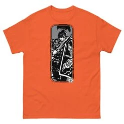 Running Roman - Tod Cutler T Shirt -Tod Cutler Shop mens classic tee orange front 65c2524ec119a