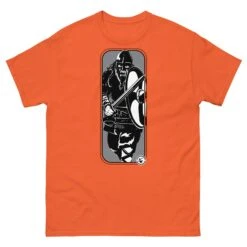 Running Viking - Tod Cutler T Shirt -Tod Cutler Shop mens classic tee orange front 65c254aa9d899