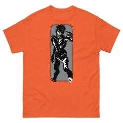 Running Zombie - Tod Cutler T Shirt 38 Running Zombie - Tod Cutler T Shirt -Tod Cutler Shop mens classic tee orange front 65c2569077430
