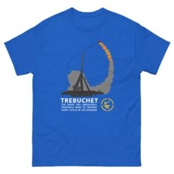The Trebuchet - Tod's Workshop T Shirt 27 The Trebuchet - Tod's Workshop T Shirt -Tod Cutler Shop mens classic tee royal front 65c3bd0fa9c63