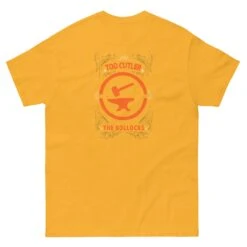 'The Bollocks' Tod Cutler T-Shirt 41 'The Bollocks' Tod Cutler T-Shirt -Tod Cutler Shop unisex classic tee gold back 6719135c741a2