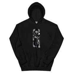 Running Man At Arms Target - Tod Cutler Unisex Hoodie
