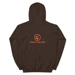 Running Man At Arms Target - Tod Cutler Unisex Hoodie 29 Running Man At Arms Target - Tod Cutler Unisex Hoodie -Tod Cutler Shop unisex heavy blend hoodie dark chocolate back 65c26e7224595
