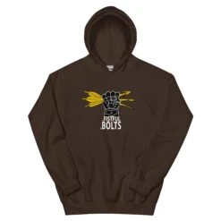 Fistful Of Bolts - Tod's Workshop Unisex Hoodie 28 Fistful Of Bolts - Tod's Workshop Unisex Hoodie -Tod Cutler Shop unisex heavy blend hoodie dark chocolate front 65c3b70a327eb