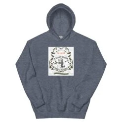 Knight Vision (light) - Tod Cutler Unisex Hoodie -Tod Cutler Shop unisex heavy blend hoodie heather sport dark navy front 65c3bba089544