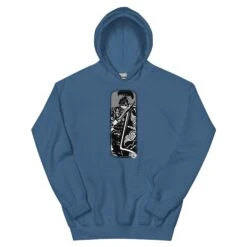 Running Roman Target - Tod Cutler Unisex Hoodie 36 Running Roman Target - Tod Cutler Unisex Hoodie -Tod Cutler Shop unisex heavy blend hoodie indigo blue front 65c26fd80dbb5