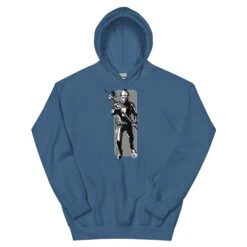 Running Knight Target - Tod Cutler Unisex Hoodie 36 Running Knight Target - Tod Cutler Unisex Hoodie -Tod Cutler Shop unisex heavy blend hoodie indigo blue front 65c2711041ba4