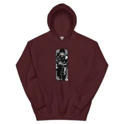 Running Man At Arms Target - Tod Cutler Unisex Hoodie 26 Running Man At Arms Target - Tod Cutler Unisex Hoodie -Tod Cutler Shop unisex heavy blend hoodie maroon front 65c26e72213c9
