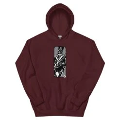 Running Redcoat Target - Tod Cutler Unisex Hoodie 26 Running Redcoat Target - Tod Cutler Unisex Hoodie -Tod Cutler Shop unisex heavy blend hoodie maroon front 65c275663ff76