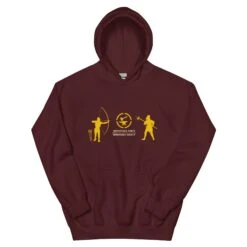 Irresistible Force, Immovable Object - Tod's Workshop Unisex Hoodie 26 Irresistible Force, Immovable Object - Tod's Workshop Unisex Hoodie -Tod Cutler Shop unisex heavy blend hoodie maroon front 65c3b56e2cc0c