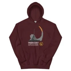 The Trebuchet - Tod's Workshop Unisex Hoodie 26 The Trebuchet - Tod's Workshop Unisex Hoodie -Tod Cutler Shop unisex heavy blend hoodie maroon front 65c3b8754357b