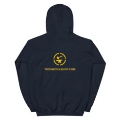 Fistful Of Bolts - Tod's Workshop Unisex Hoodie 25 Fistful Of Bolts - Tod's Workshop Unisex Hoodie -Tod Cutler Shop unisex heavy blend hoodie navy back 65c3b70a30908