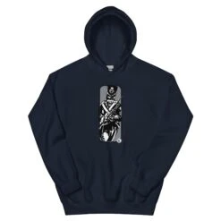 Running Redcoat Target - Tod Cutler Unisex Hoodie 24 Running Redcoat Target - Tod Cutler Unisex Hoodie -Tod Cutler Shop unisex heavy blend hoodie navy front 65c275663ee82