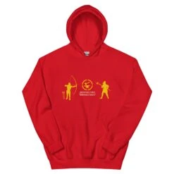 Irresistible Force, Immovable Object - Tod's Workshop Unisex Hoodie 30 Irresistible Force, Immovable Object - Tod's Workshop Unisex Hoodie -Tod Cutler Shop unisex heavy blend hoodie red front 65c3b56e2f9e8