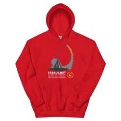 The Trebuchet - Tod's Workshop Unisex Hoodie 30 The Trebuchet - Tod's Workshop Unisex Hoodie -Tod Cutler Shop unisex heavy blend hoodie red front 65c3b87547c0a
