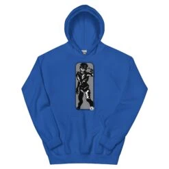 Running Zombie Target - Tod Cutler Unisex Hoodie -Tod Cutler Shop unisex heavy blend hoodie royal front 65c26005ec223