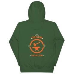 The Bollocks - Tod Cutler Hoodie -Tod Cutler Shop unisex premium hoodie forest green back 672dea280bba7