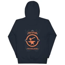 The Bollocks - Tod Cutler Hoodie -Tod Cutler Shop unisex premium hoodie navy blazer back 672dea27b2047